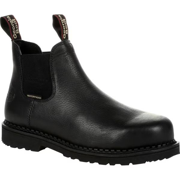 Georgia Giant Revamp Waterproof Chelsea Work Boot, Georgia Boot, Mfr#: GB00376